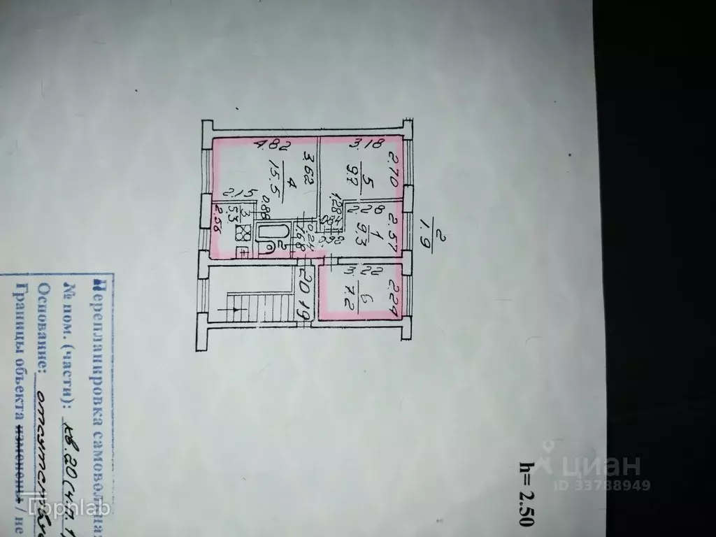 3-к кв. Санкт-Петербург бул. Новаторов, 10 (48.9 м) - Фото 2