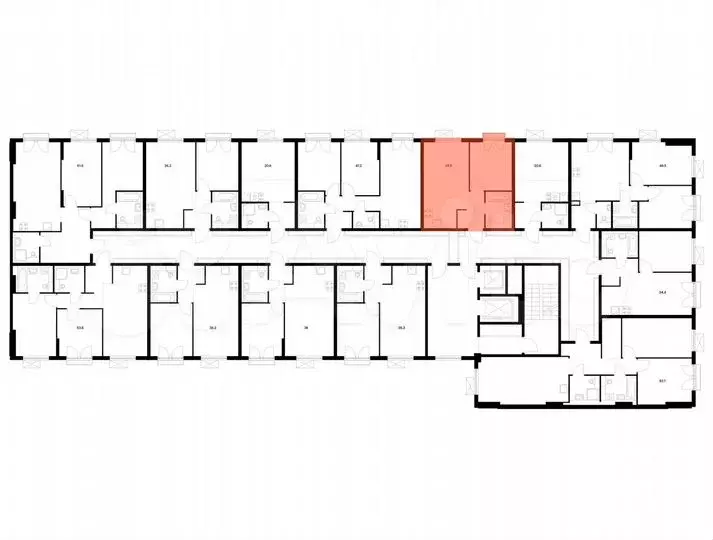 1-к. квартира, 34,5м, 6/9эт. - Фото 0