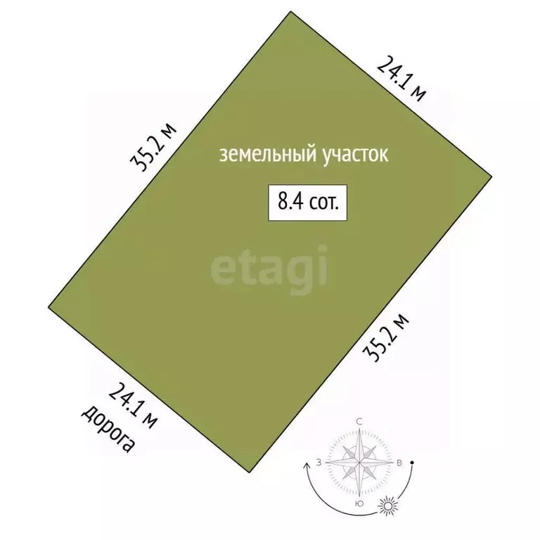 Участок в Тюменская область, Тюменский муниципальный округ, ... - Фото 2