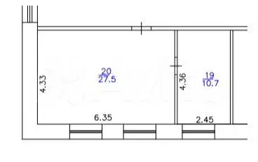 Офисы, 38 и 77 м - Фото 1