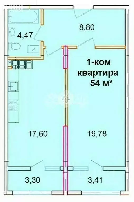 1-к кв. Краснодарский край, Новороссийск муниципальное образование, с. ... - Фото 1