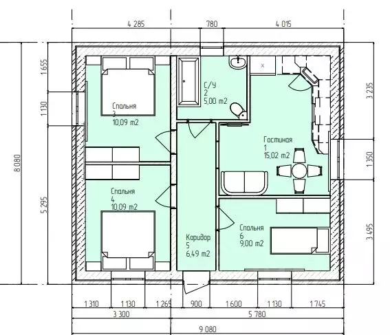 Коттедж в Тульская область, Щекинский район, Яснополянское с/пос, д. ... - Фото 2