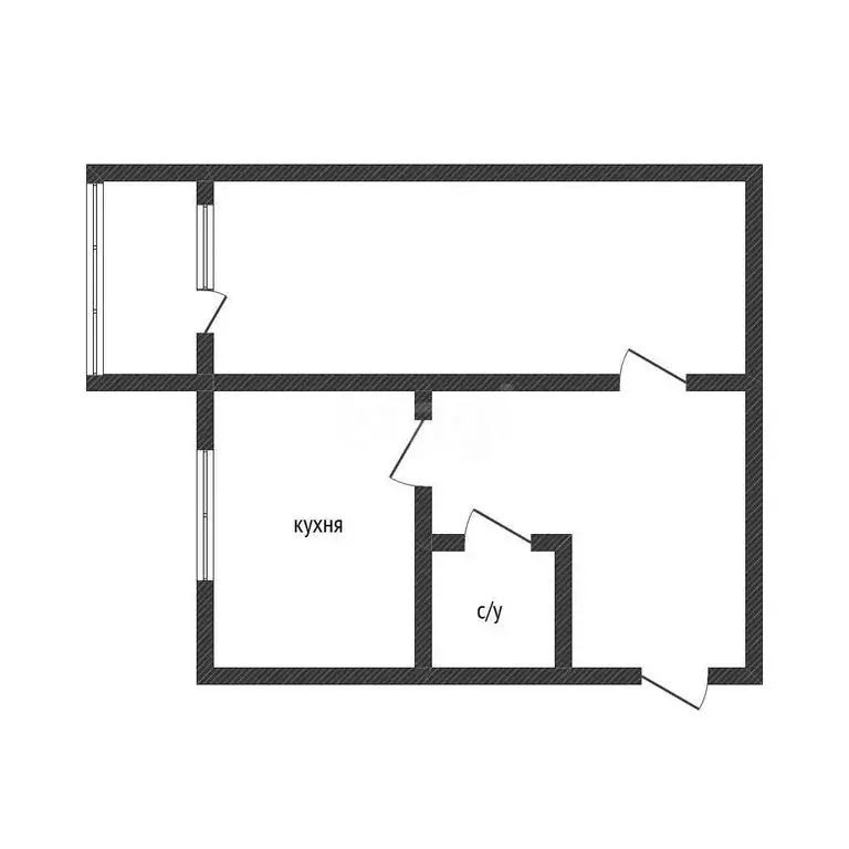 1-комнатная квартира: Старица, Коммунистическая улица, 38 (30.4 м) - Фото 1