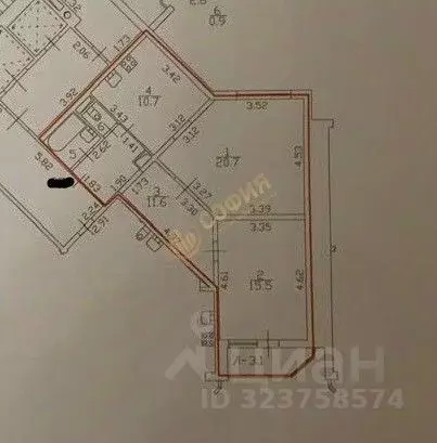 2-к кв. Санкт-Петербург Шуваловский просп., 84к1 (62.0 м) - Фото 1