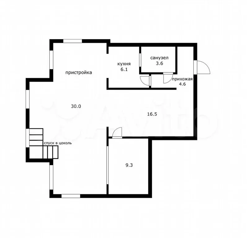 3-к. квартира, 100 м, 1/5 эт. - Фото 0