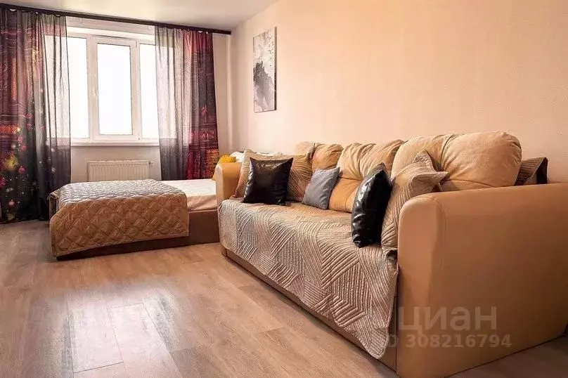 1-к кв. Самарская область, Самара Физкультурная ул., 105А (40.0 м) - Фото 1
