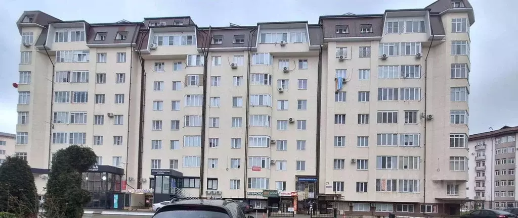 2-к кв. Кабардино-Балкария, Нальчик ул. Тарчокова, 27 (60.8 м) - Фото 0