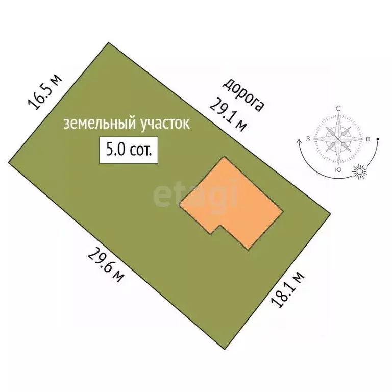 Участок в Мордовия, Саранск Смоленская ул., 7 (5.44 сот.) - Фото 1