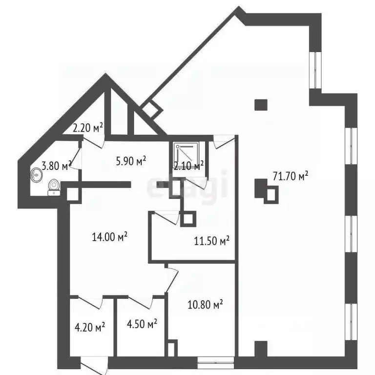 Торговая площадь в Санкт-Петербург пос. Парголово, ул. Архитектора ... - Фото 2