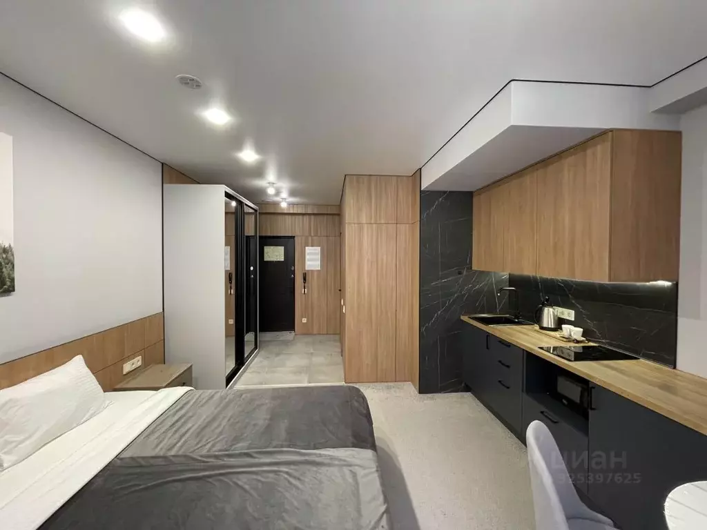 Студия Краснодарский край, Сочи Красная Поляна пгт, ул. Ачишховская, ... - Фото 1