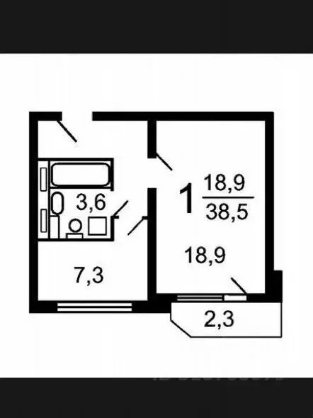 1-к кв. Москва Дубнинская ул., 53К3 (37.8 м) - Фото 1