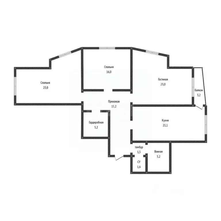 3-к кв. Дагестан, Махачкала ул. Абубакарова, 106к3 (120.0 м) - Фото 2