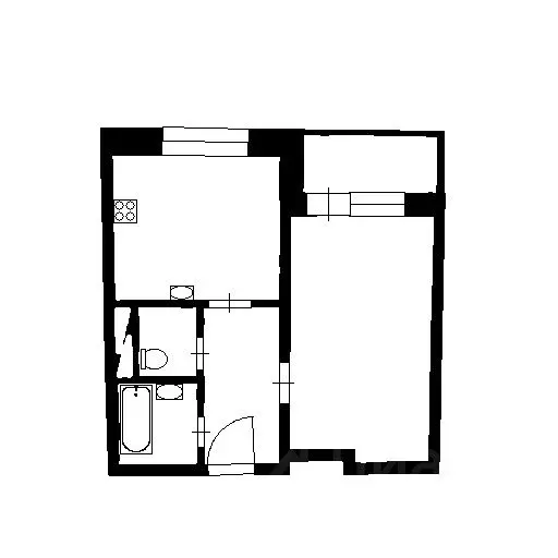 1-к кв. Ленинградская область, Всеволожский район, д. Новое Девяткино ... - Фото 2