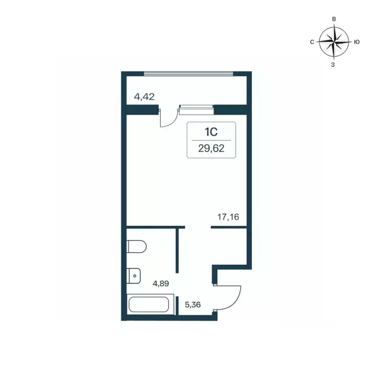 Студия Ленинградская область, Всеволожский район, Заневское городское ... - Фото 1