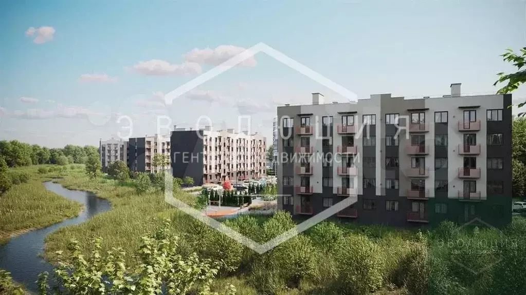 1-к. квартира, 28 м, 4/5 эт. - Фото 1