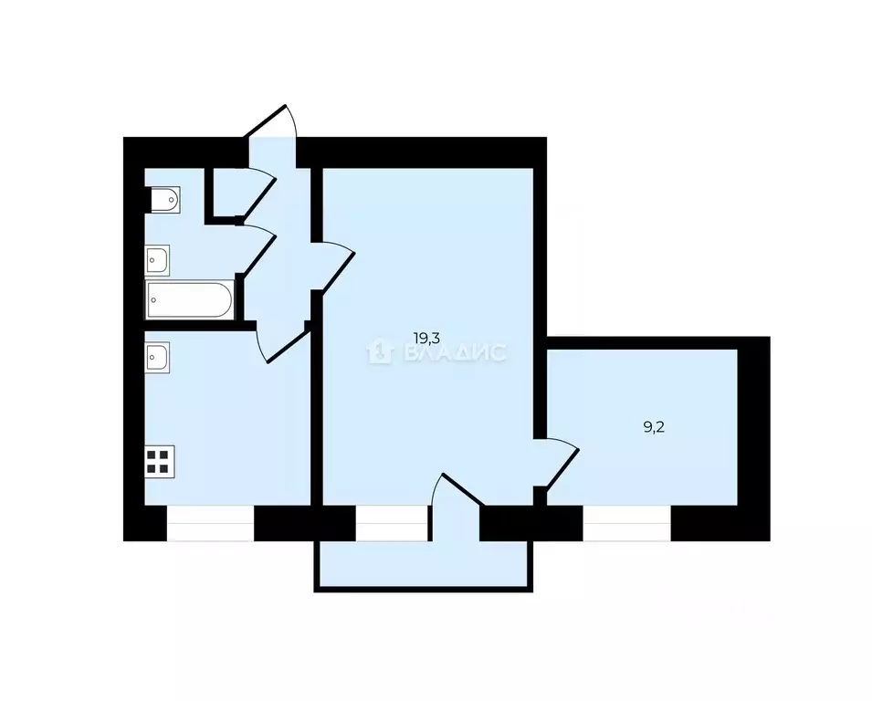 2-к кв. Москва бул. Матроса Железняка, 12А (43.8 м) - Фото 2