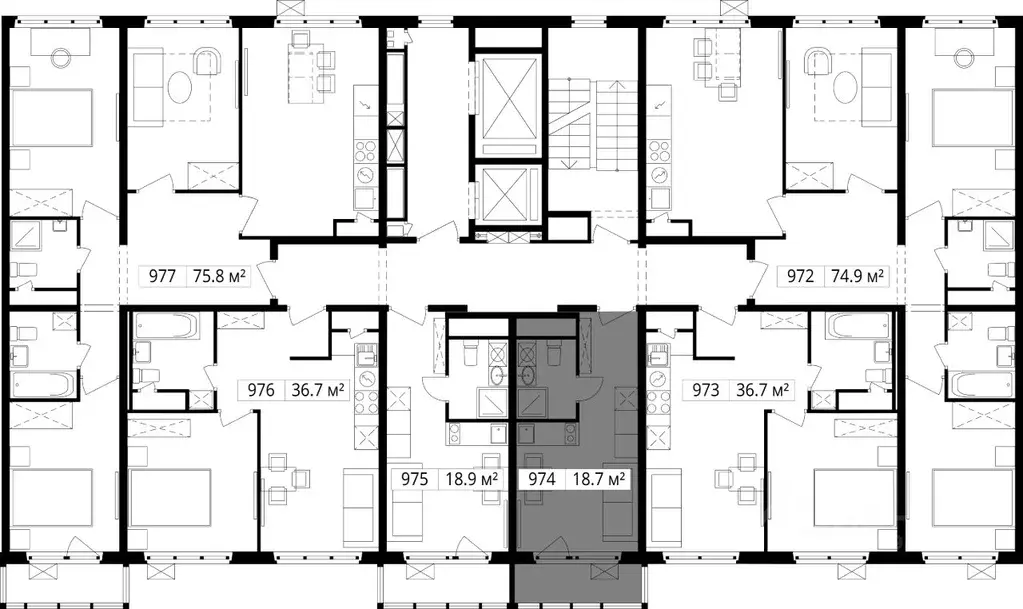 Студия Московская область, Ленинский городской округ, д. Сапроново, ... - Фото 2