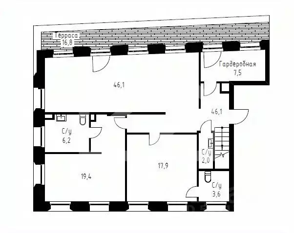 Помещение свободного назначения в Москва Пятницкая ул., 40С1 (144 м) - Фото 2