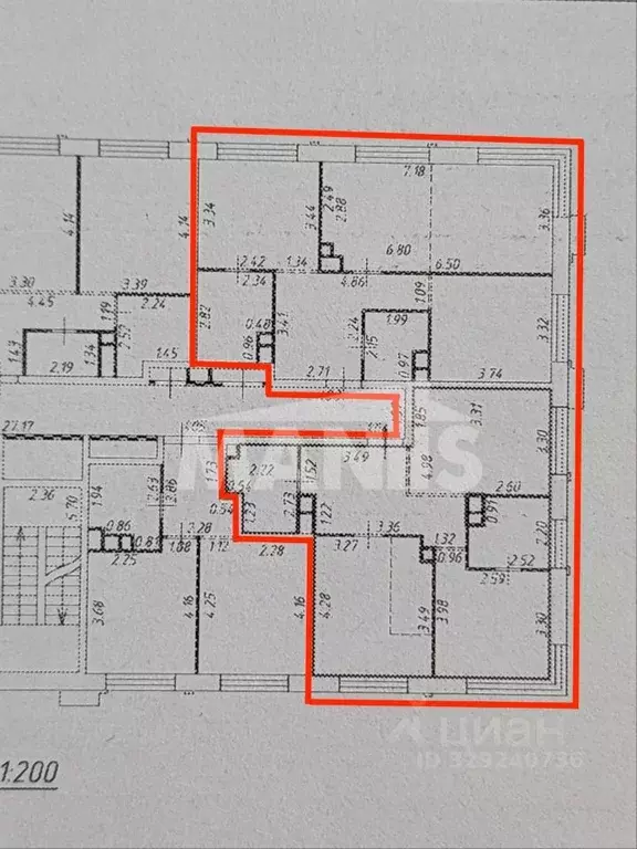 Свободной планировки кв. Москва 5-й кв-л, Остров жилой комплекс, 3 ... - Фото 1