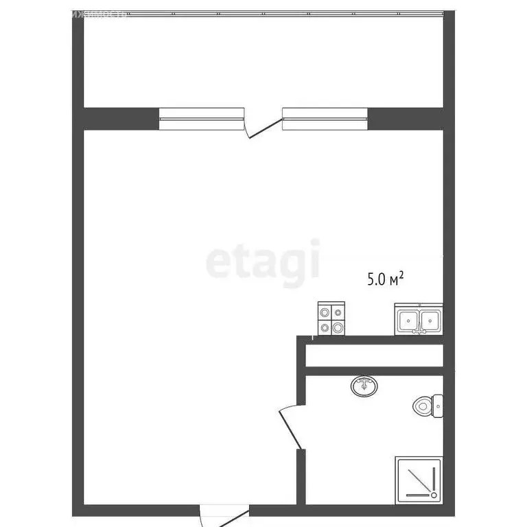 Квартира-студия: Севастополь, Фиолентовское шоссе, 134к6 (27 м) - Фото 0