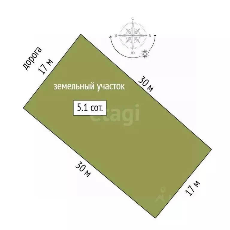 Участок в Томская область, Томский район, Богашевское с/пос, Сосна ... - Фото 2