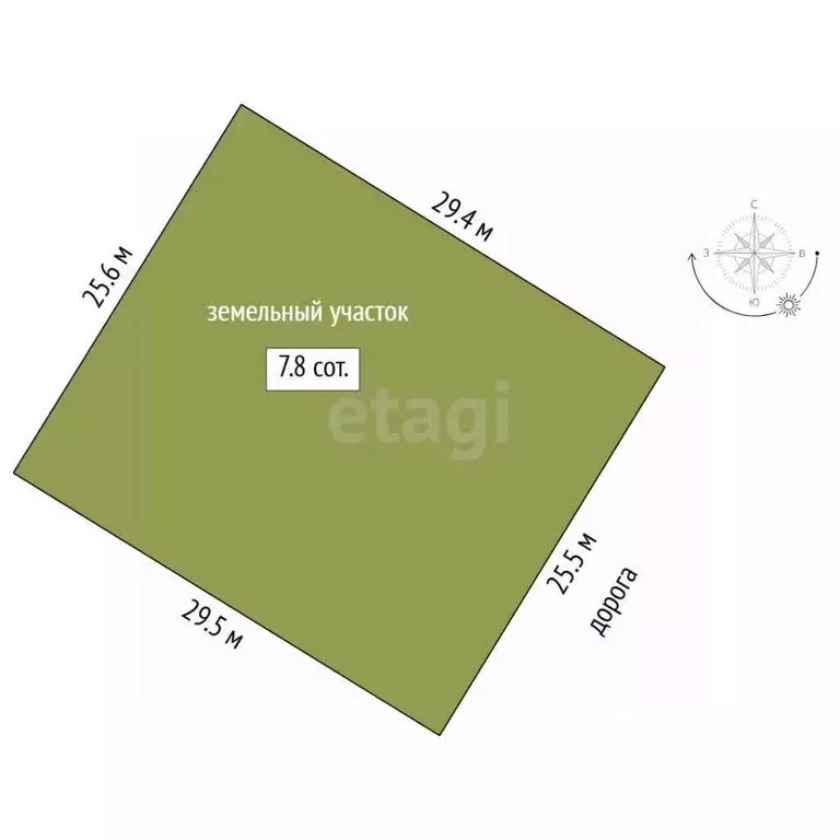 Участок в Тюменская область, Тюмень СОСН Березовое Озеро тер.,  (7.8 ... - Фото 1