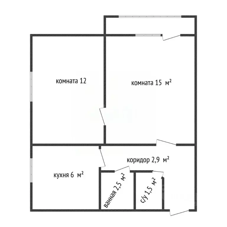 2-к кв. Адыгея, Майкоп Школьная ул., 176 (39.9 м) - Фото 2