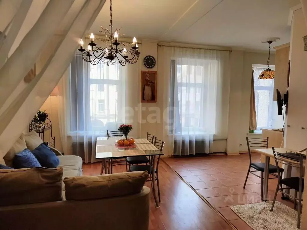 2-к кв. Санкт-Петербург пер. Апраксин, 19-21 (80.0 м) - Фото 1