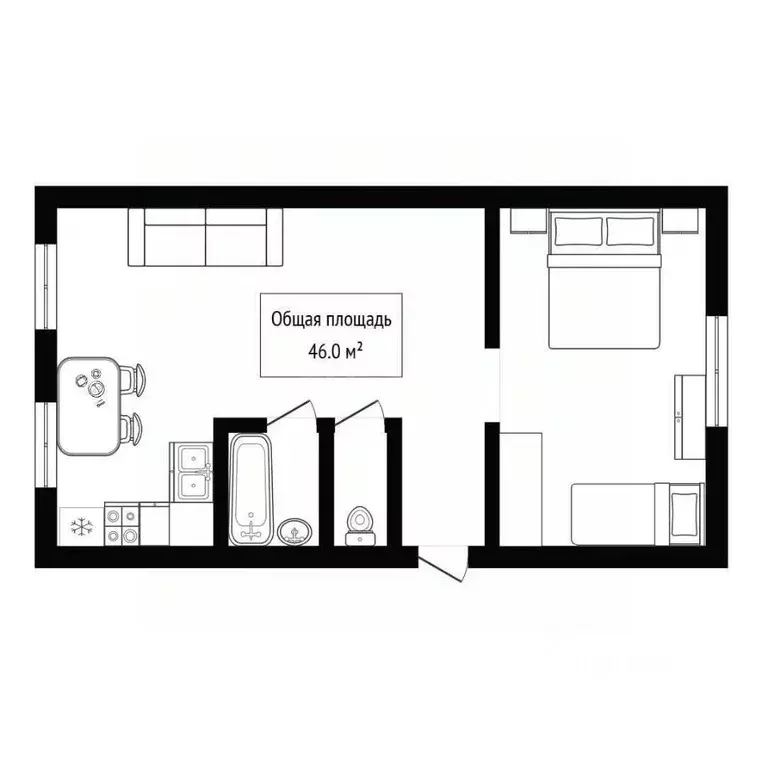 2-к кв. Алтай, Горно-Алтайск Коммунистический просп. (46.0 м) - Фото 2