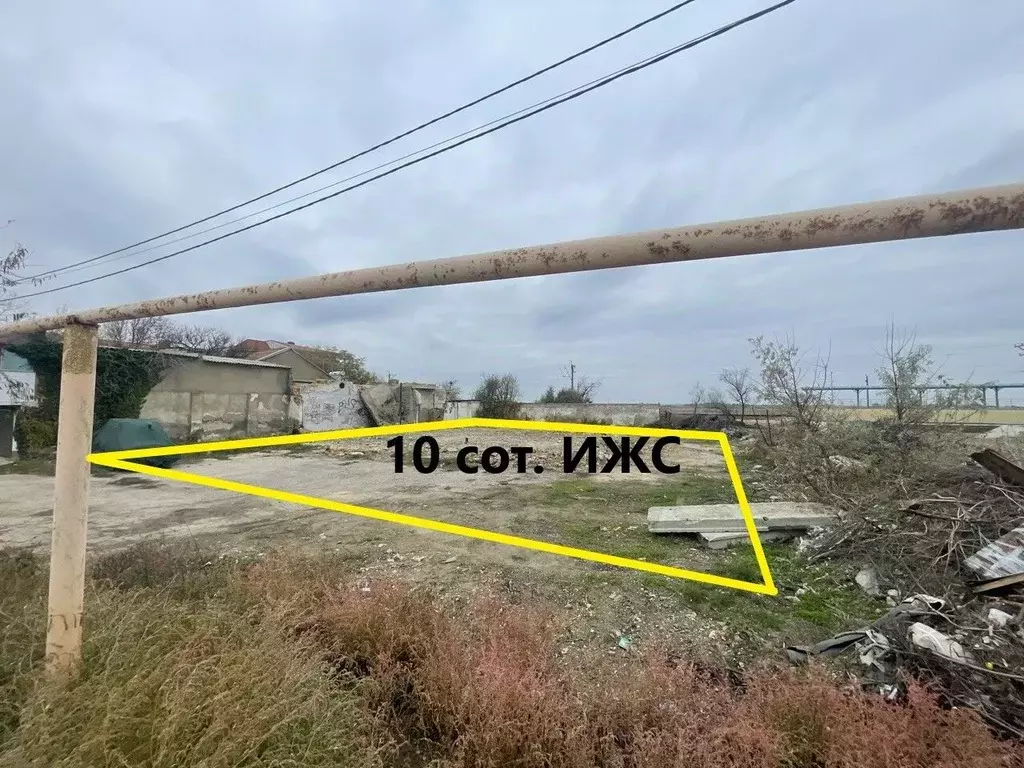 Участок в Крым, Евпатория Пересыпь мкр,  (10.0 сот.) - Фото 1