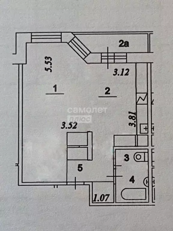 1-к кв. Москва ул. Трофимова, 9К2 (46.0 м) - Фото 1