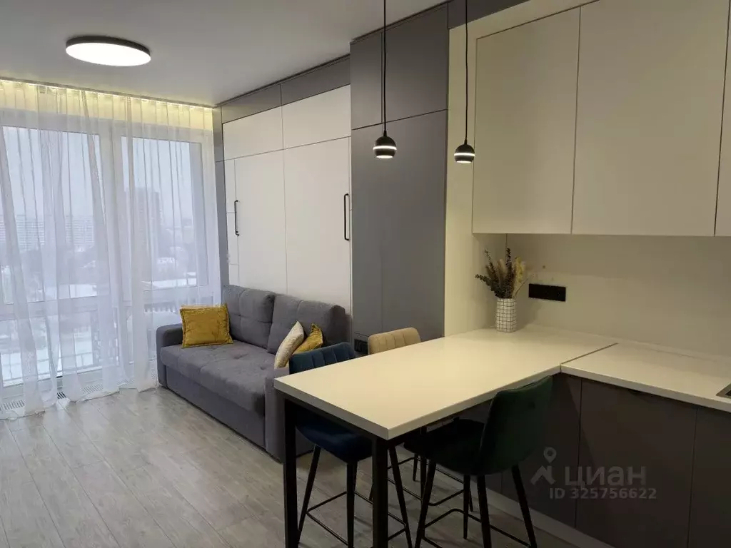 Студия Москва Газгольдерная ул., 10 (30.0 м) - Фото 1