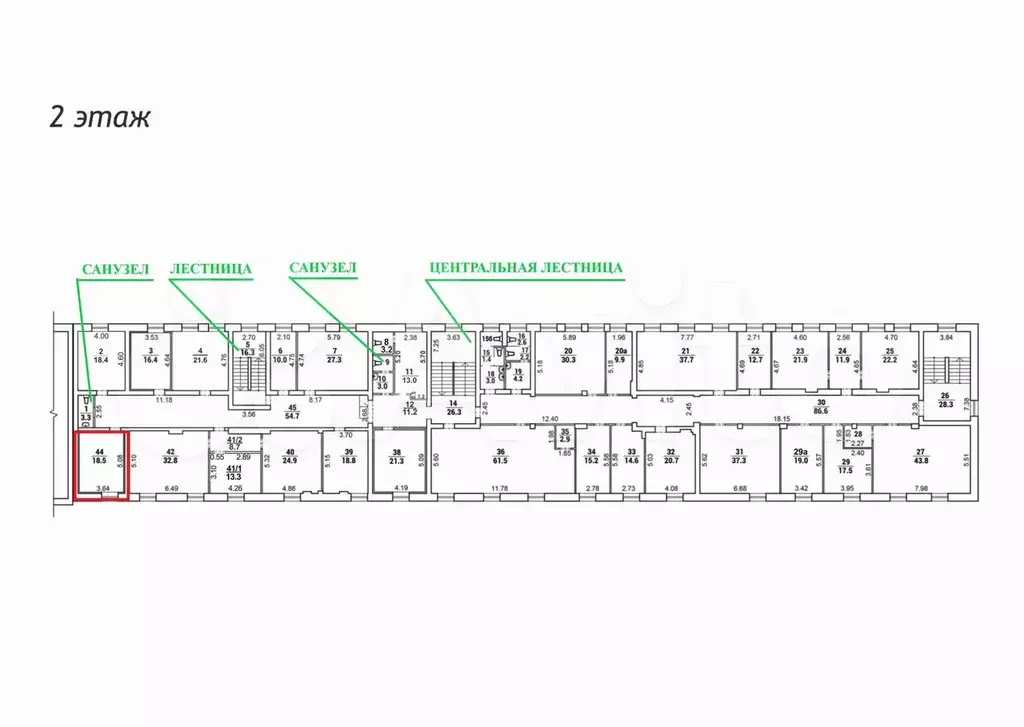 Офис, 18.4 м - Фото 1