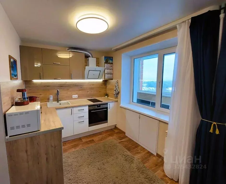 2-к кв. Нижегородская область, Кстово 2-й мкр, 2 (42.0 м) - Фото 1