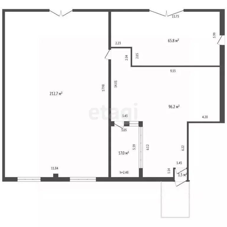 Склад в Тюменская область, Тюмень ул. Тимофея Чаркова, 8Б (400 м) - Фото 0