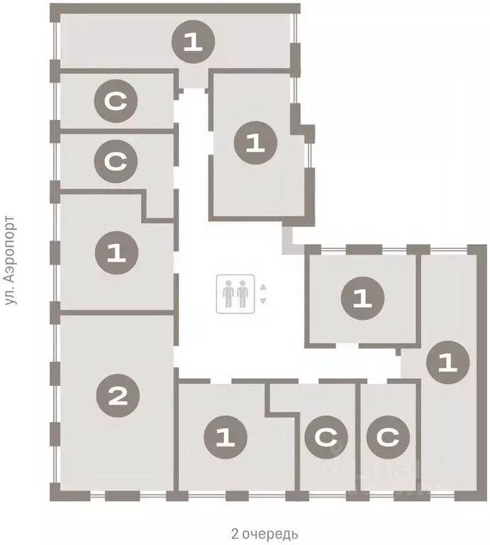 1-к кв. Новосибирская область, Новосибирск ул. Аэропорт, 88 (42.82 м) - Фото 1