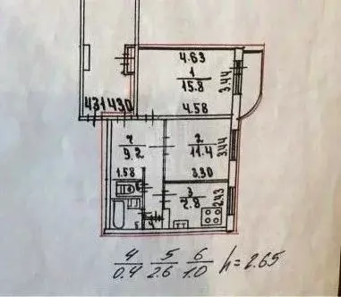 2-к кв. Санкт-Петербург ул. Кораблестроителей, 38К1 (48.2 м) - Фото 1