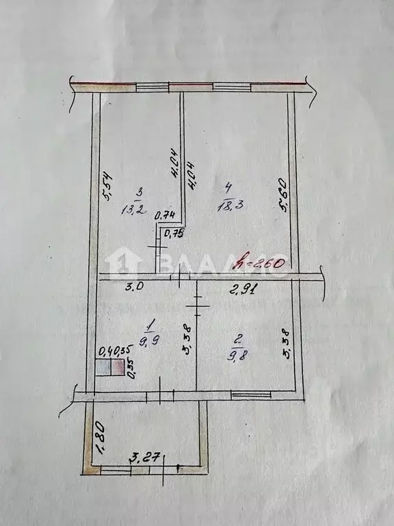 2-к кв. Пензенская область, Бессоновский район, с. Чемодановка ... - Фото 2