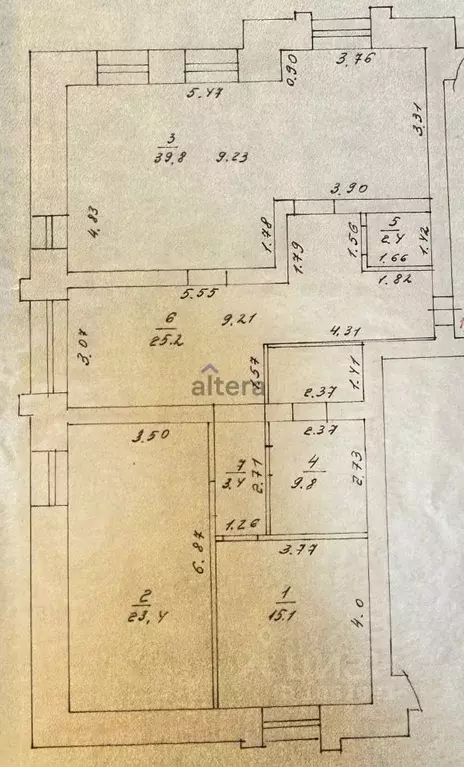 3-к кв. Татарстан, Казань Курская ул., 13А (119.0 м) - Фото 2
