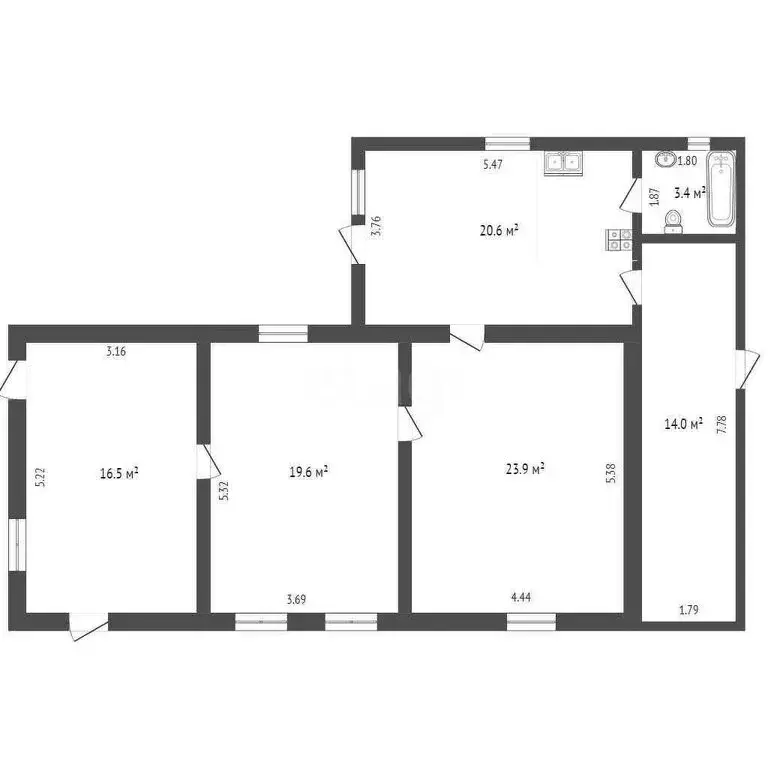 Дом в Орехово, СНТ Овощевод, Западная улица (106.6 м) - Фото 1