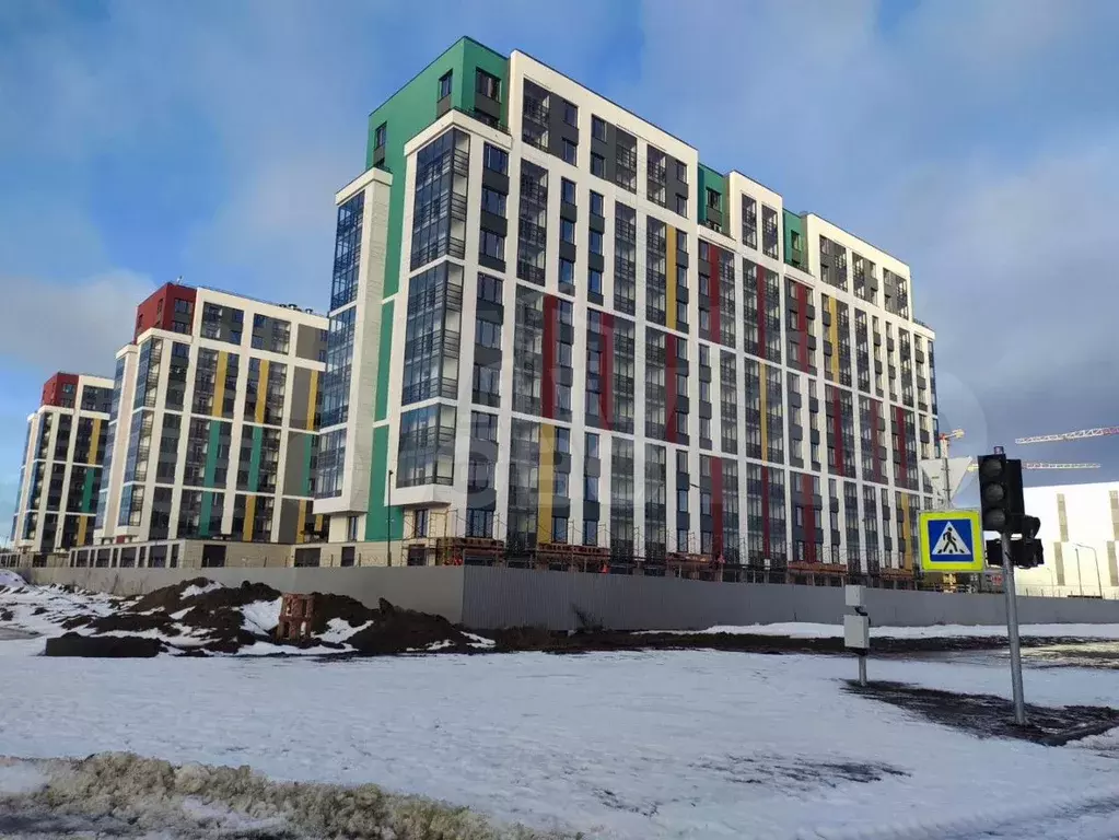 1-к. квартира, 32,5 м, 4/13 эт. - Фото 0