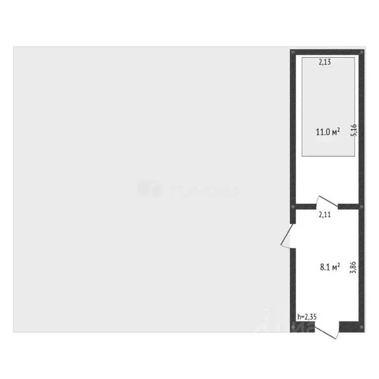 Помещение свободного назначения в Кемеровская область, Новокузнецк ул. ... - Фото 2