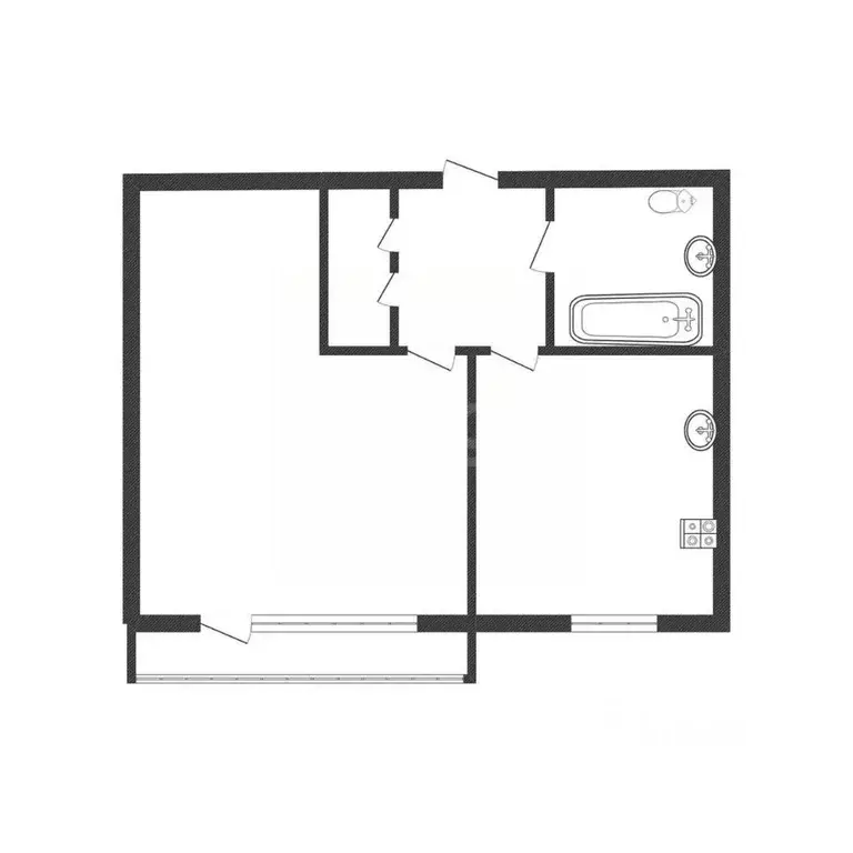 1-к кв. Смоленская область, Вязьма Березы мкр, 14 (32.8 м) - Фото 1