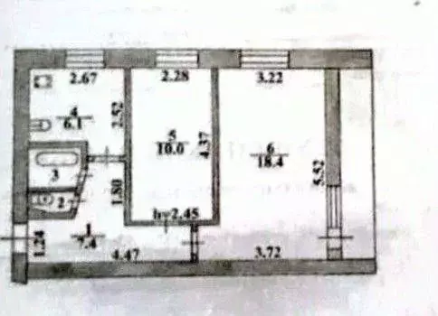 2-к кв. Новгородская область, Валдай Октябрьская ул. (44.1 м) - Фото 2