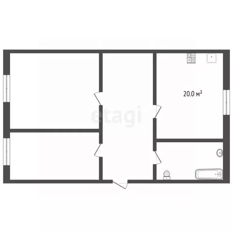 2-к кв. Ставропольский край, Железноводск ул. Ленина (79.6 м) - Фото 1