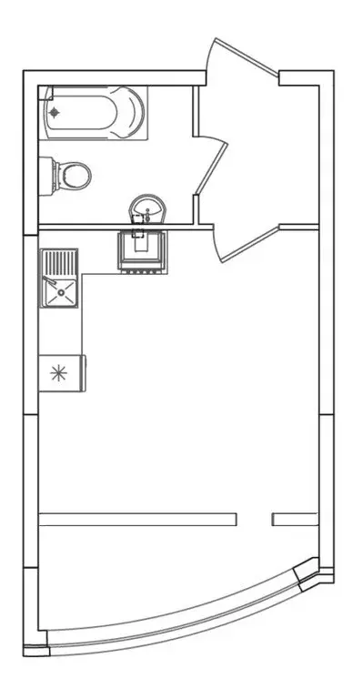 Квартира-студия: Краснодар, улица Константина Гондаря, 103 (19.8 м) - Фото 0