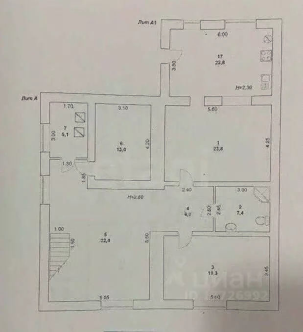 Дом в Саратовская область, Татищево рп ул. Донская, 12 (255 м) - Фото 1