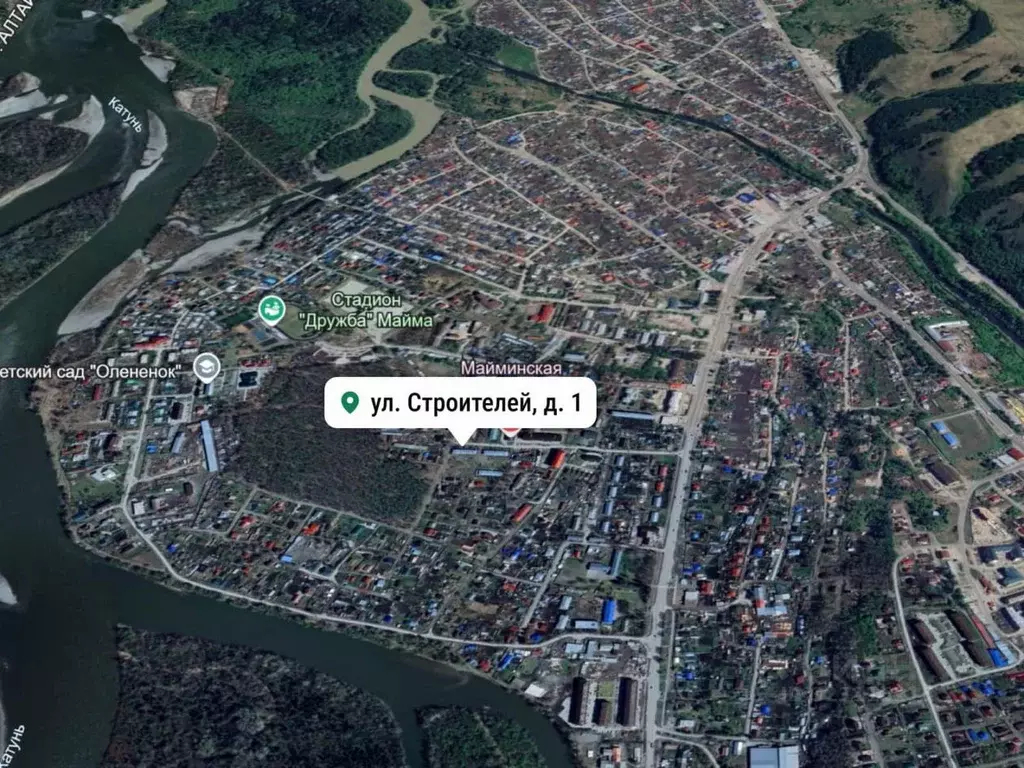 1-к кв. Алтай, Майминский район, с. Майма ул. Строителей, 1 (26.7 м) - Фото 2