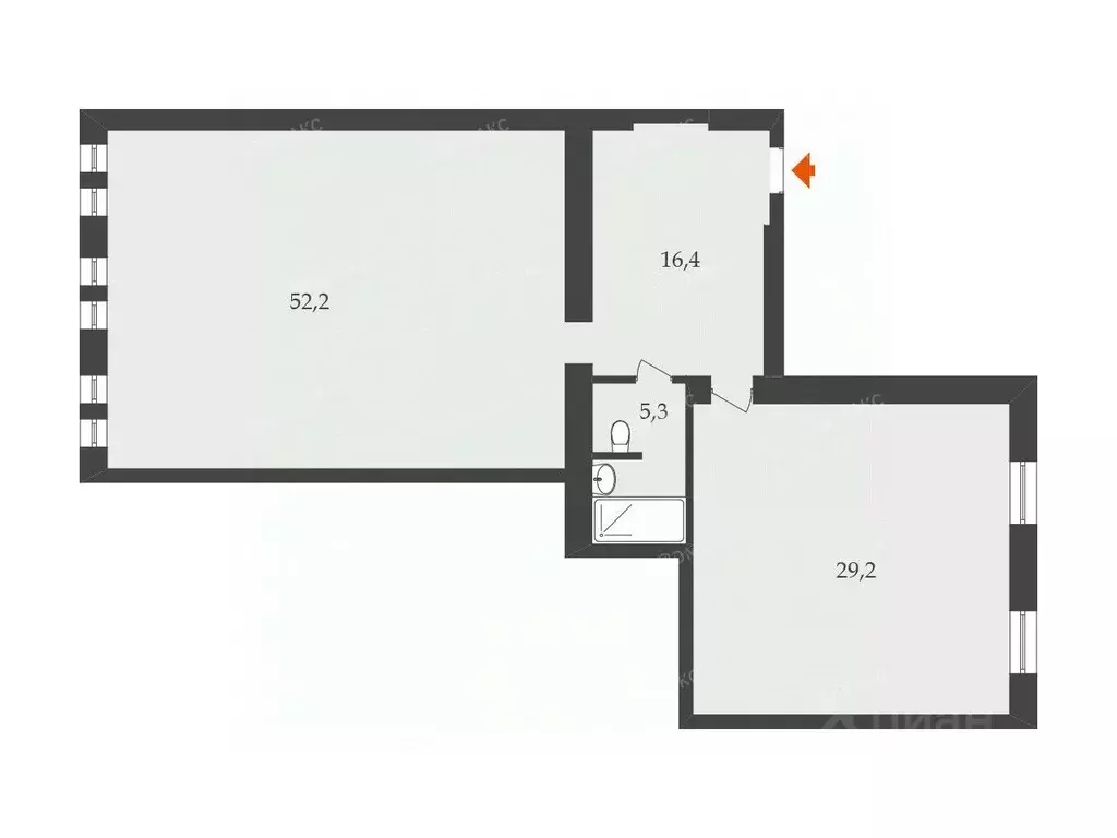 Офис в Санкт-Петербург Фурштатская ул., 17 (103 м) - Фото 2