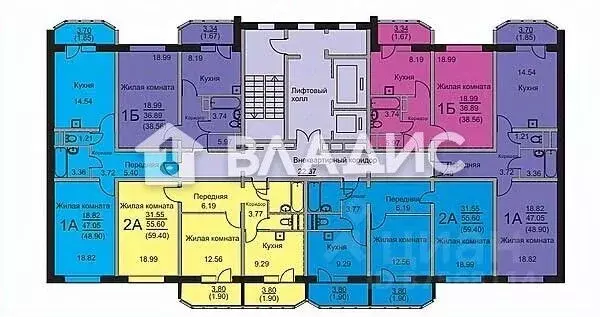 2-к кв. Новосибирская область, Новосибирск Рябиновая ул., 10 (59.4 м) - Фото 1